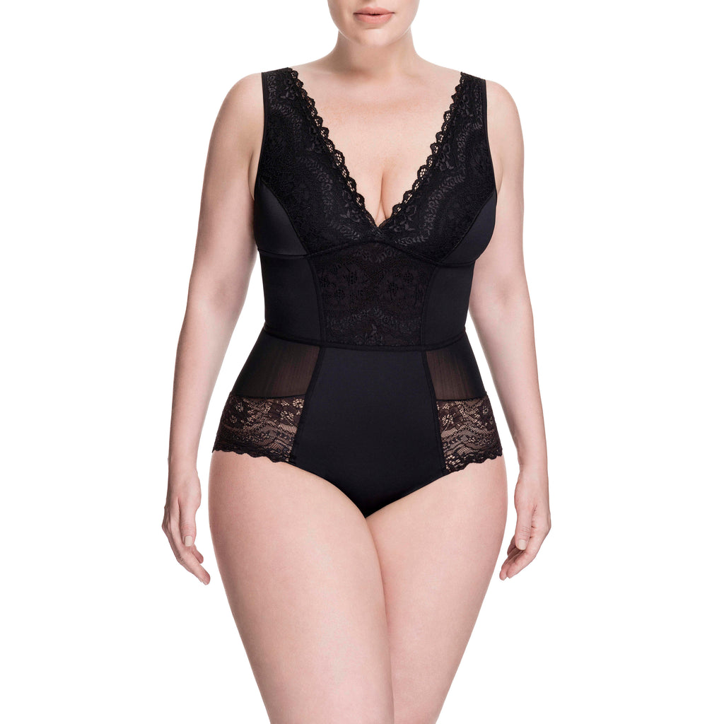 Squeem Perfectly Curvy Vest, Journelle in Endless Black, Size X-Small