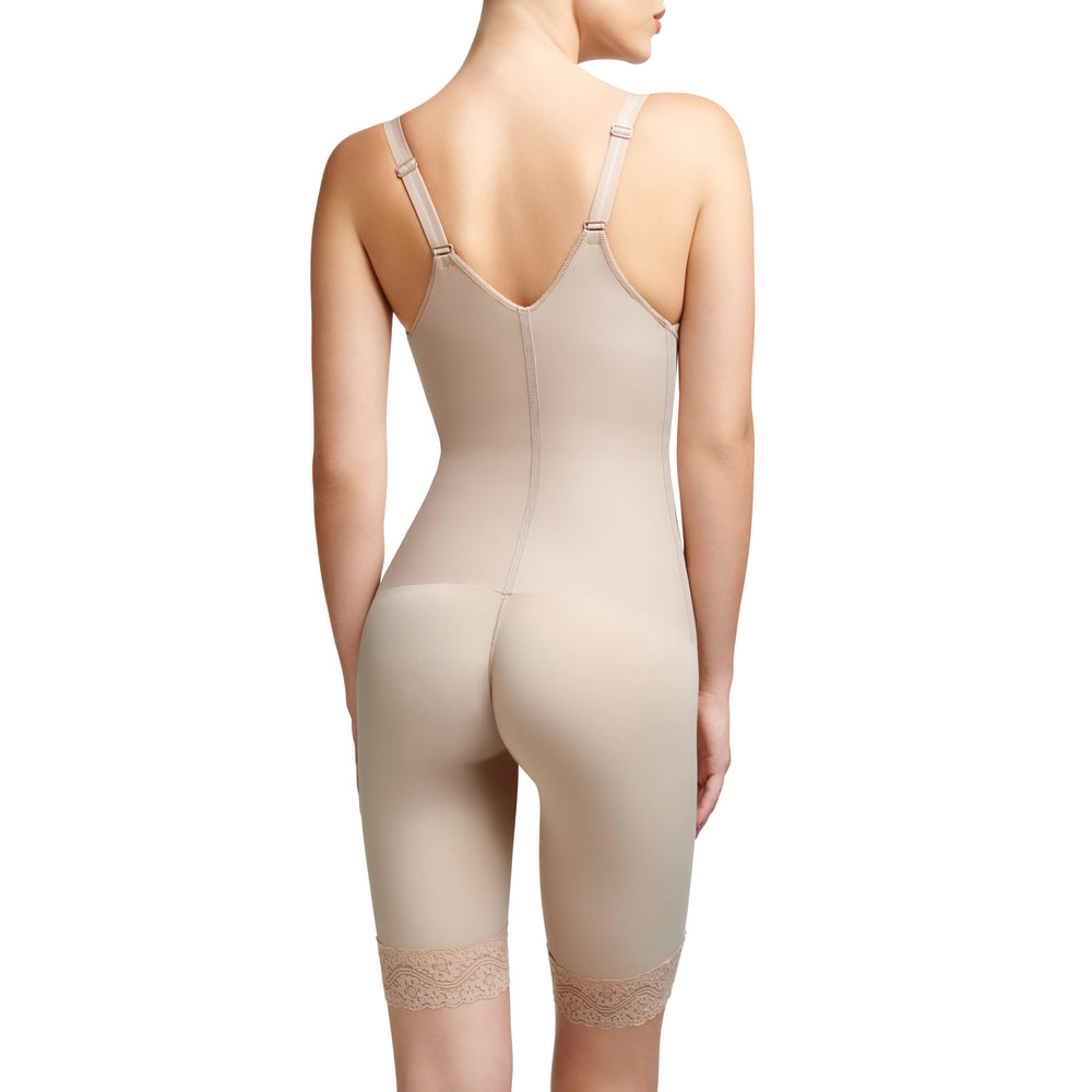 TrueShapers Seamless Mid-Thigh Invisible Open Bust Bodysuit 1272